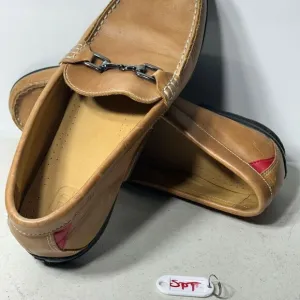 FJ Footjoy Men's Size 11,5Driving Loafers Shoes Casual Tan Leather Horse Bit
