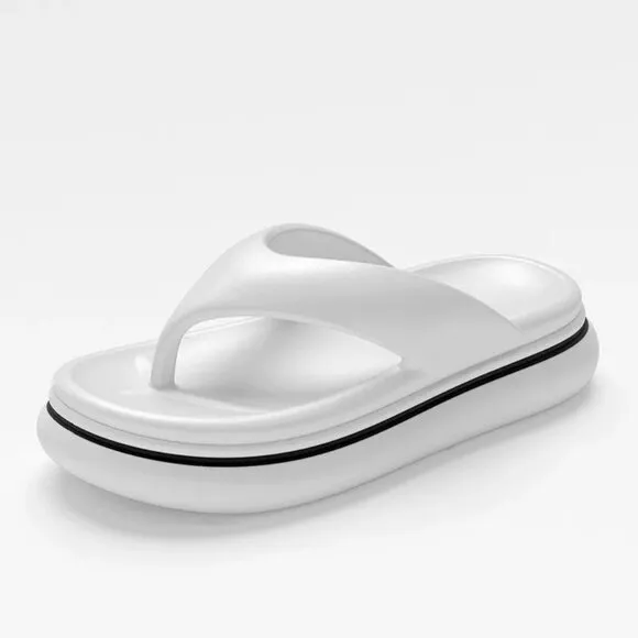 Flip Flops Sandal Soft Cushion Thong Thick Soles Suitable Slip On Slide Sandals