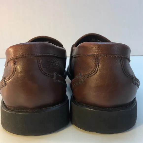 Florsheim Comfortech Cognac Leather Loafers Size 9