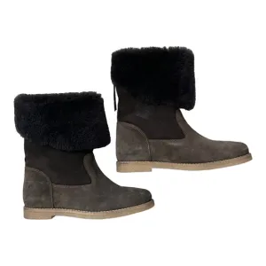 Florsheim Men’s Boots Brown Suede with Fur Lining Size 8M (Made in Italy) NWT