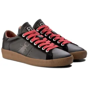 Fly London Genuine Leather Retro Feel Sneakers Sz 38 Or 7.5/8