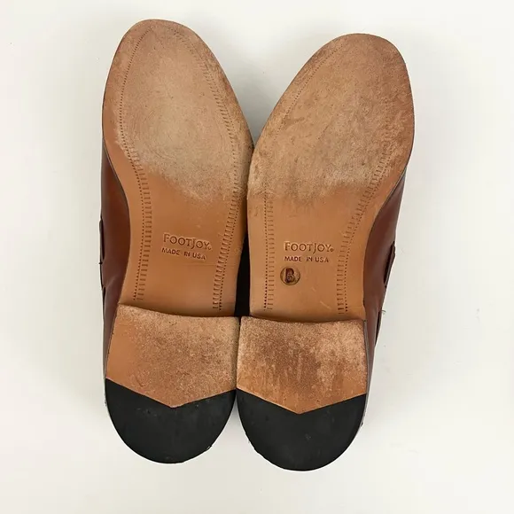 FOOTJOY Men's Handcrafted Leather Tasseled Loafers Tan Men’s Size 9.5B