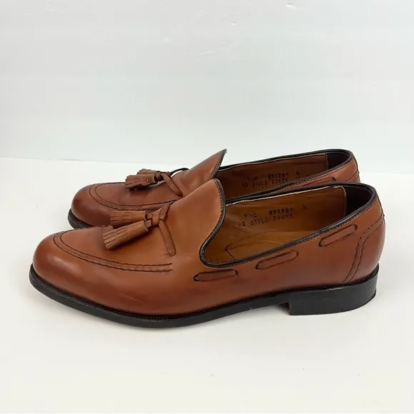 FOOTJOY Men's Handcrafted Leather Tasseled Loafers Tan Men’s Size 9.5B