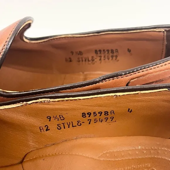 FOOTJOY Men's Handcrafted Leather Tasseled Loafers Tan Men’s Size 9.5B