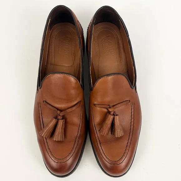 FOOTJOY Men's Handcrafted Leather Tasseled Loafers Tan Men’s Size 9.5B