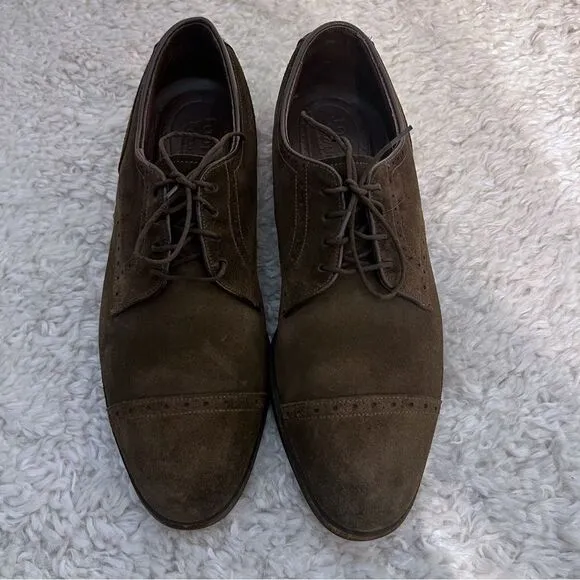 Footjoy Classics Mens Brown Suede Leather  Loafers Size 10.5 C Foot Joy Shoes