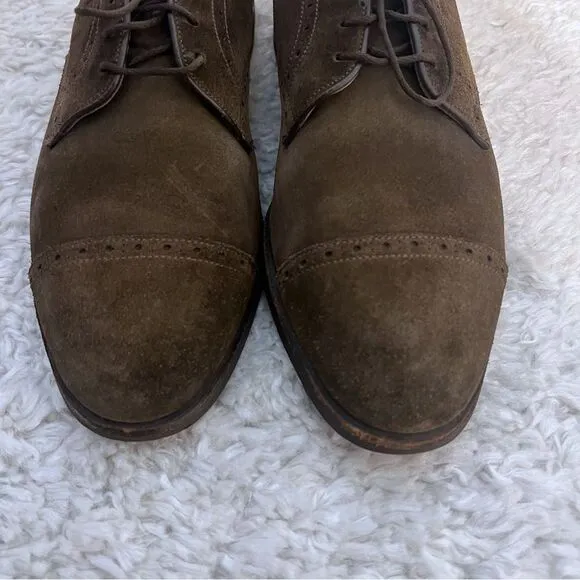 Footjoy Classics Mens Brown Suede Leather  Loafers Size 10.5 C Foot Joy Shoes