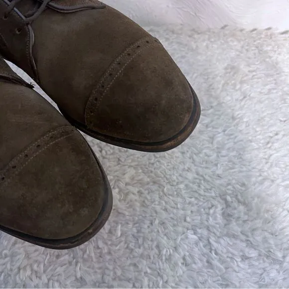Footjoy Classics Mens Brown Suede Leather  Loafers Size 10.5 C Foot Joy Shoes