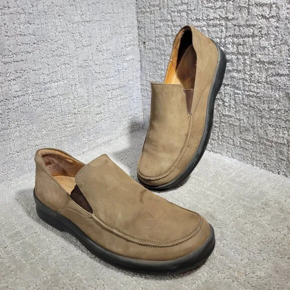 Footprints by Birkenstock Natoma Women's Size EU 41 US 10 N Tan Leather Loafers