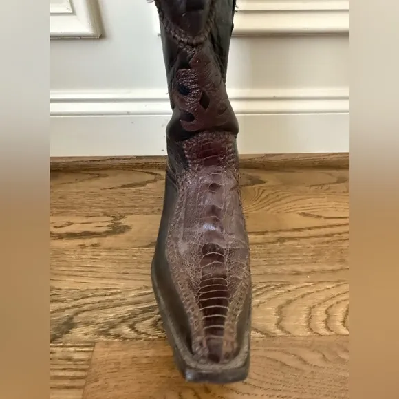 FORASTERO VINTAGE COWBOY BOOTS MADE WITH OSTRICH LEATHER