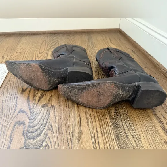 FORASTERO VINTAGE COWBOY BOOTS MADE WITH OSTRICH LEATHER