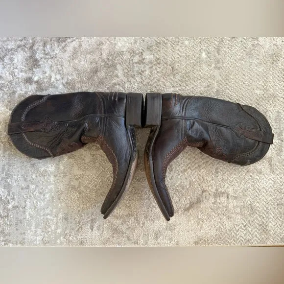 FORASTERO VINTAGE COWBOY BOOTS MADE WITH OSTRICH LEATHER