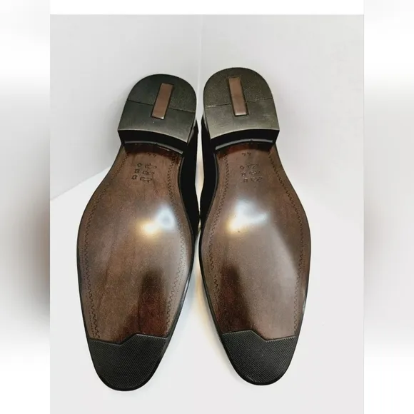 Fosco Men's Loafers/Dress Black Shoes 9074 Size 11
