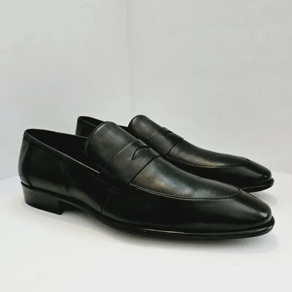 Fosco Men's Loafers/Dress Black Shoes 9074 Size 11
