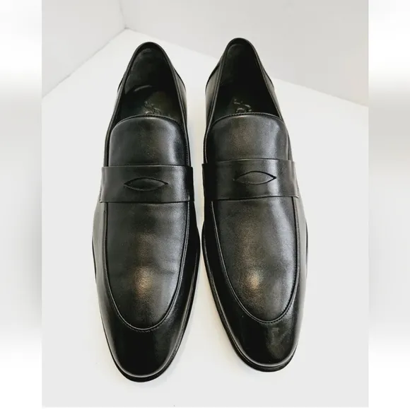 Fosco Men's Loafers/Dress Black Shoes 9074 Size 11
