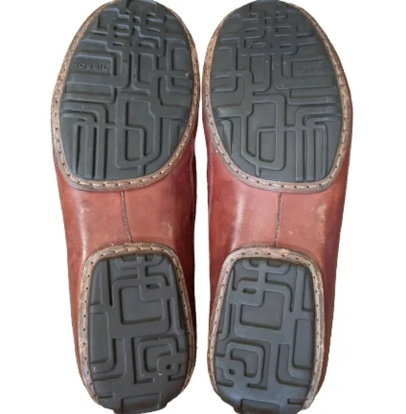 Fossil Men's Driving Penny Loafers Sz 11