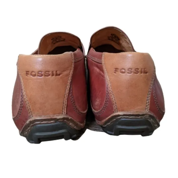 Fossil Men's Driving Penny Loafers Sz 11