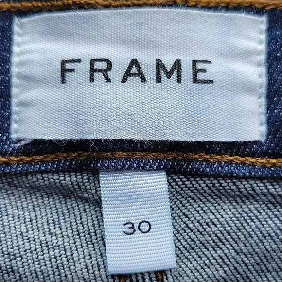 Frame Denim Le High Skinny Crop Jean Samira Wash Size 30