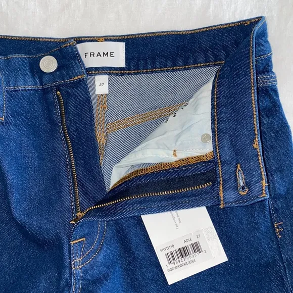 Frame High Waist Denim Shorts size 27 NWT
