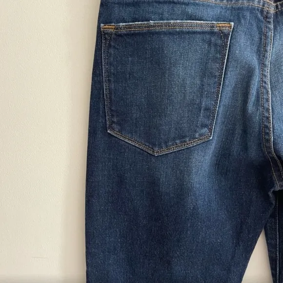 FRAME Le High Straight Leg Crop