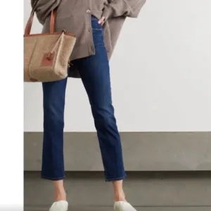 FRAME Le High Straight Leg Crop