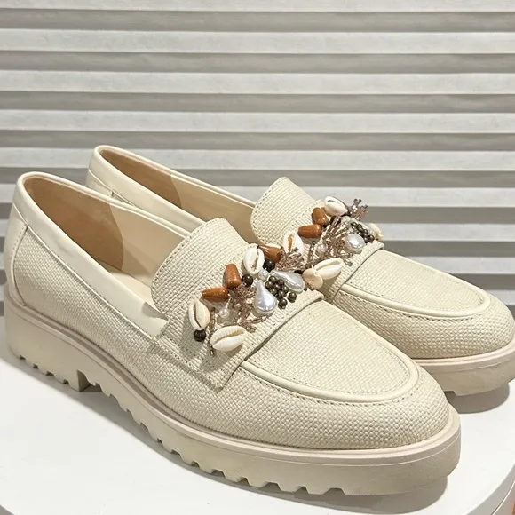 🌸FRANCO SARTO🌸 Carolynn Shell Bit Loafer Size: 7.5