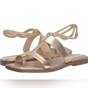 FRANCO SARTO FLAT SANDALS.  SIZE 8.5 NWT