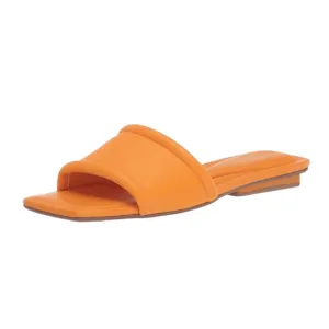 Franco Sarto Women's Caven Slide Sandals Orange Size 5