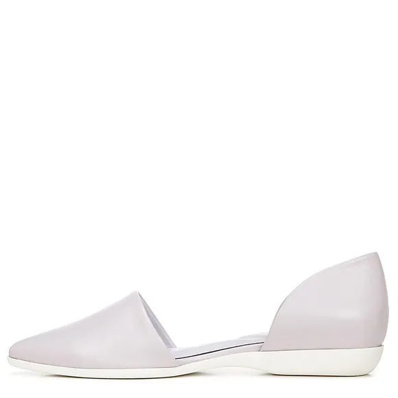 FRANCO SARTO Women’s Sz 7 Darlin Pointed Toe Flats Leather Pastel Lilac NWOT