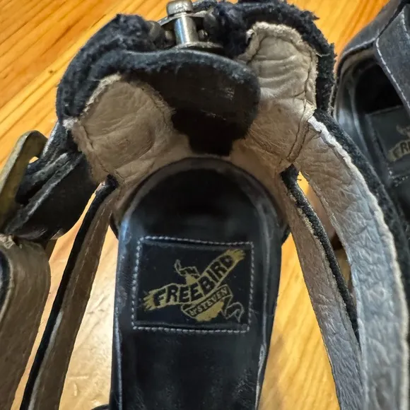 FREE BIRD By Steven Claw High Heeled Sandals Womens SIZE 7 Strappy Leather