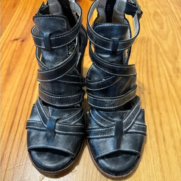 FREE BIRD By Steven Claw High Heeled Sandals Womens SIZE 7 Strappy Leather