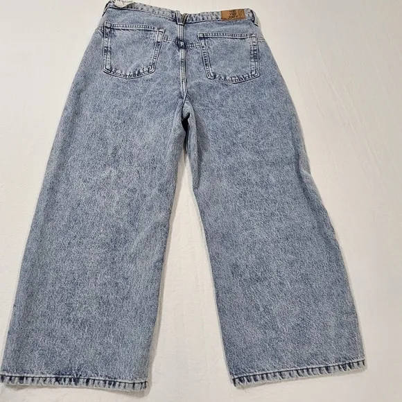 Free People &quot;We The Free&quot; Deep Trance Dropped Boyfriend Jeans NWTs Size 32