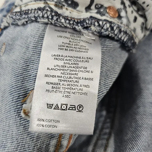 Free People &quot;We The Free&quot; Deep Trance Dropped Boyfriend Jeans NWTs Size 32