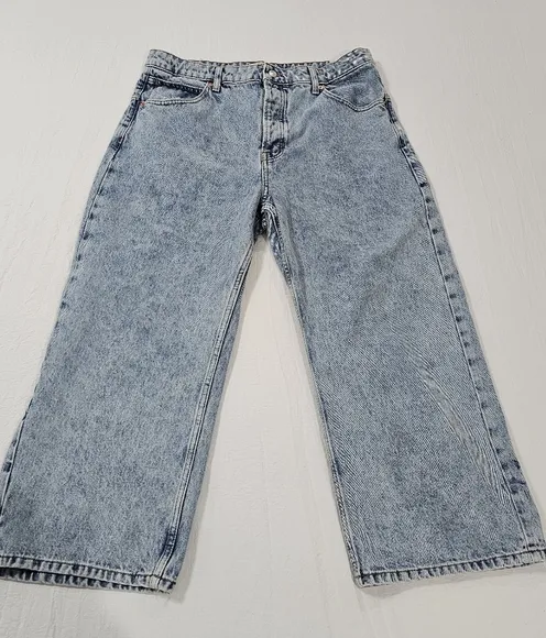 Free People &quot;We The Free&quot; Deep Trance Dropped Boyfriend Jeans NWTs Size 32