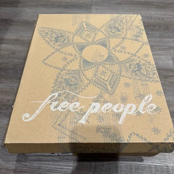 Free People Back Lace Sway Low Suede Tan Boots