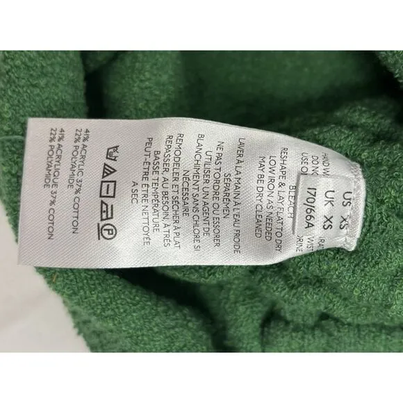 Free People Beach Cabo Sweater &amp; Skirt Set Green Bathing suit Cover Up XS