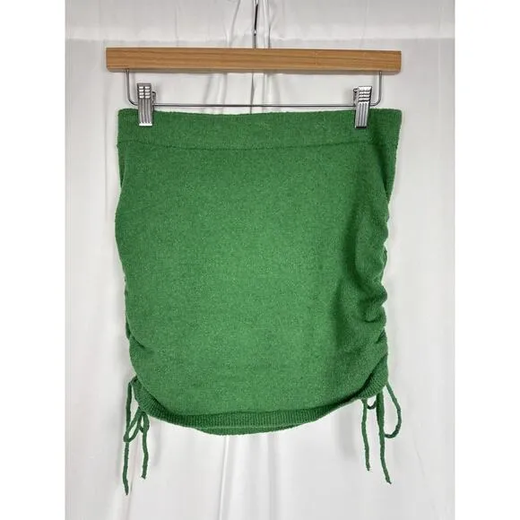 Free People Beach Cabo Sweater &amp; Skirt Set Green Bathing suit Cover Up XS