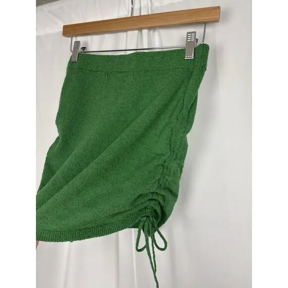 Free People Beach Cabo Sweater &amp; Skirt Set Green Bathing suit Cover Up XS