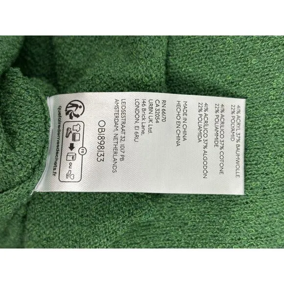 Free People Beach Cabo Sweater &amp; Skirt Set Green Bathing suit Cover Up XS