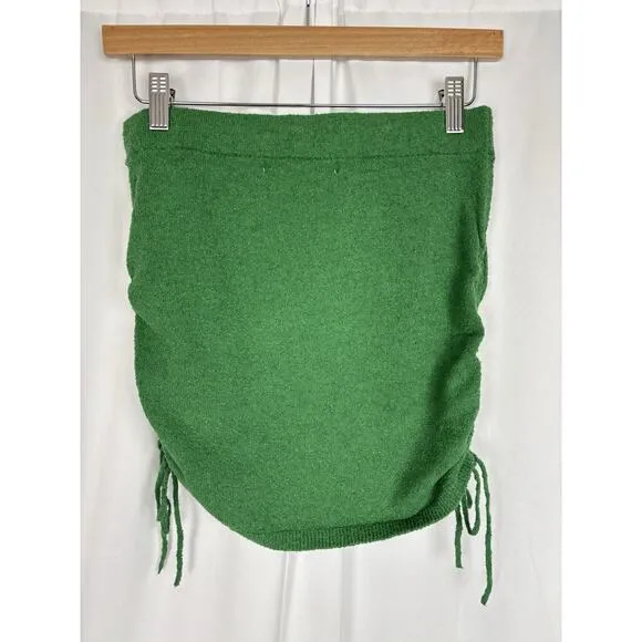 Free People Beach Cabo Sweater &amp; Skirt Set Green Bathing suit Cover Up XS