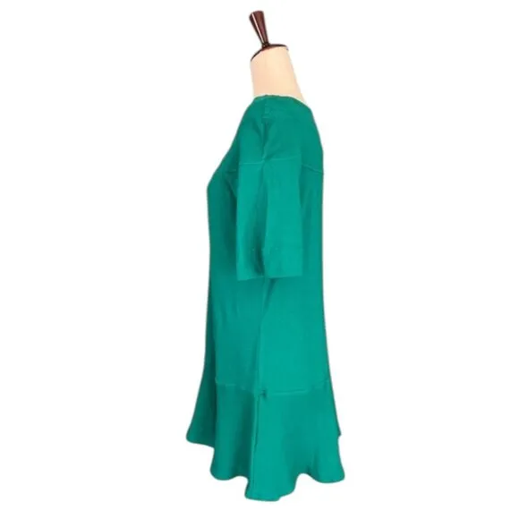 Free People Beach Gemma Mini Off The Shoulder Boho Dress Cadmium Green Size XS
