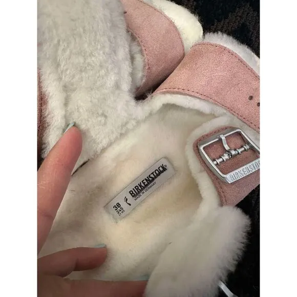 Free people Birkenstock Arizona Shearling Sandals