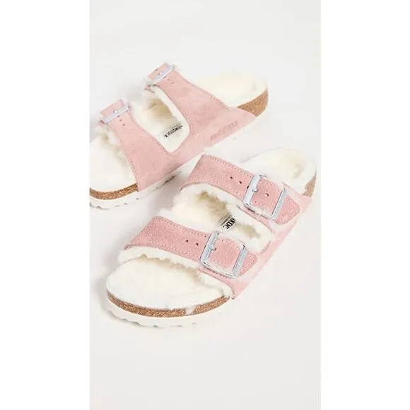 Free people Birkenstock Arizona Shearling Sandals