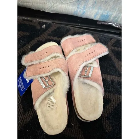 Free people Birkenstock Arizona Shearling Sandals
