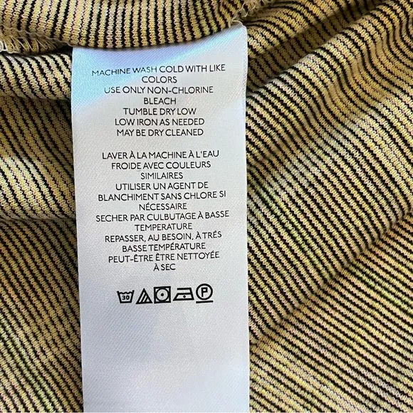 Free People Honey Pleated Skirt In Retro Sunshine Combo pink yellow cream size 6