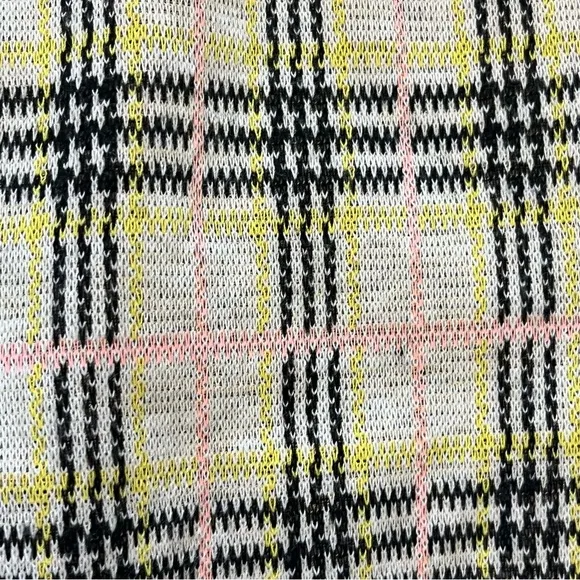 Free People Honey Pleated Skirt In Retro Sunshine Combo pink yellow cream size 6