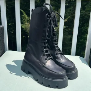 Free People Jones Lug Sole Combat Boot size 9 and 8