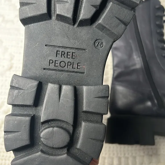 Free People Jones Lug Sole Combat Boot size 9 and 8