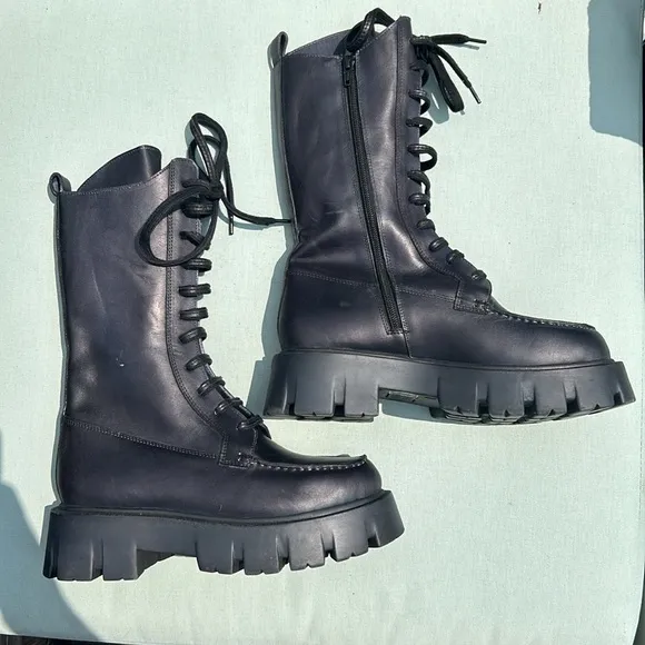 Free People Jones Lug Sole Combat Boot size 9 and 8