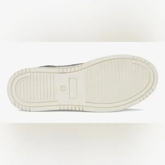 Free People Leather Retro Thirty Love Sneakers in Blue Combo
